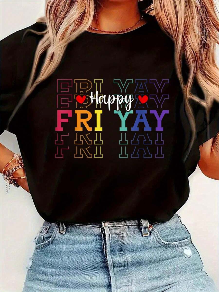 Embroidery Lovers - Funny Friday Lover Graphic Print Round