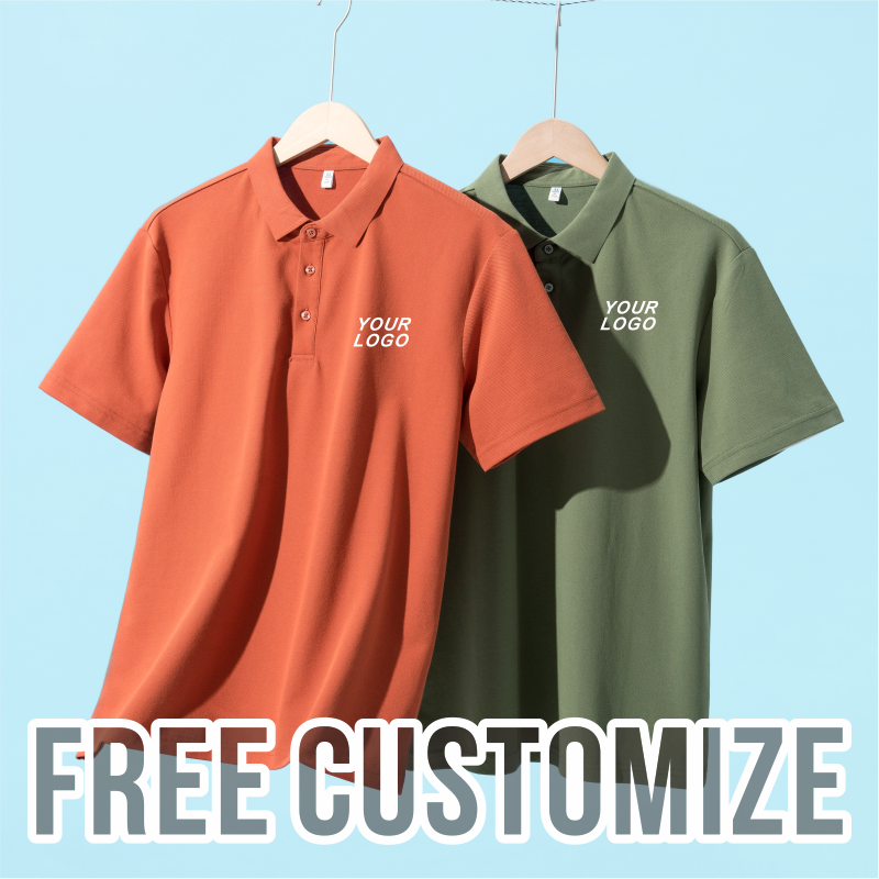 Embroidery Cotton Shirt - NEW Custom polo shirt free print