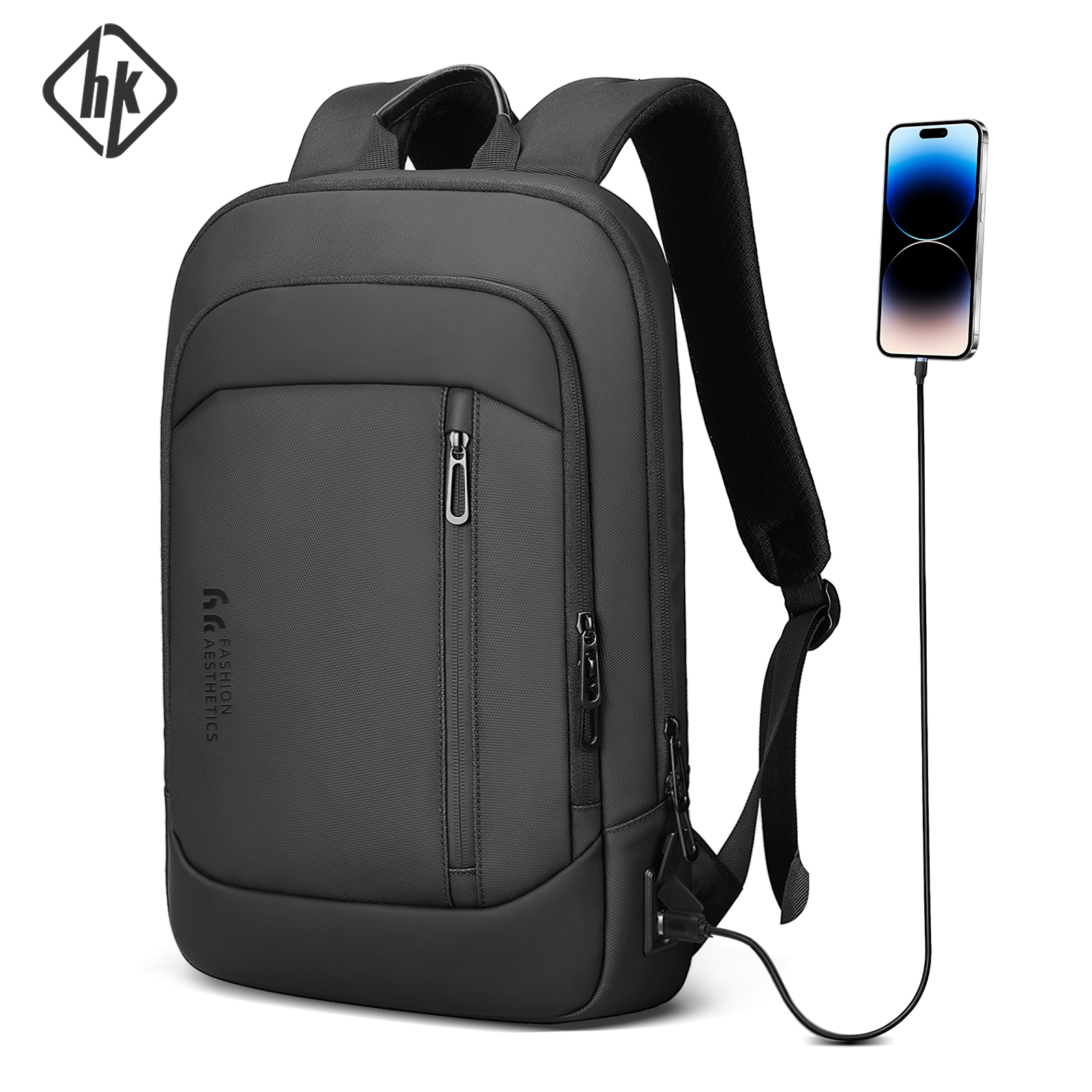Embroidery Computer - HK Lightweight Men's Business Backpack 15.6