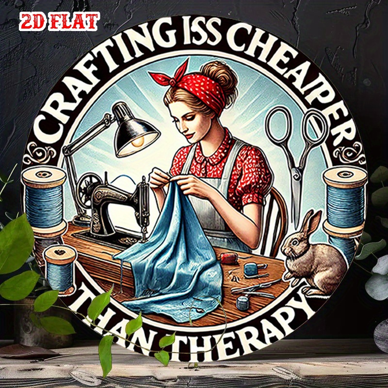 Embroidery Thread - 2D Flat 1pc Thread Spool Aluminum