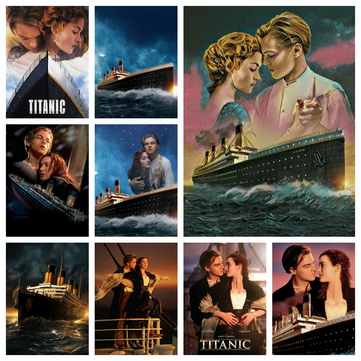 Embroidery Lovers - Titanic Romantic Movie 5D DIY Drills