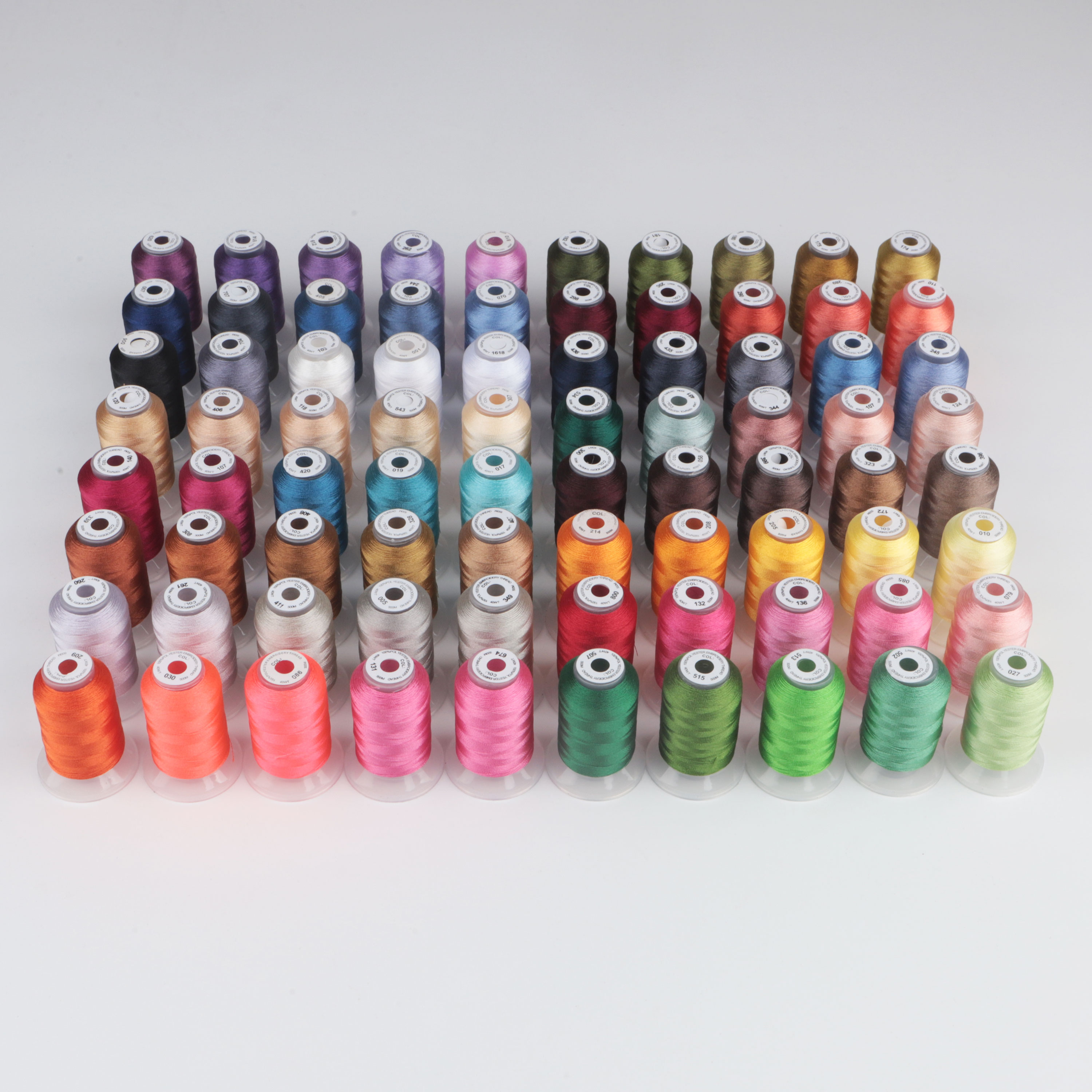 Embroidery Machine Computerized - 5/80 Colors Set Polyester Embroidery Thread
