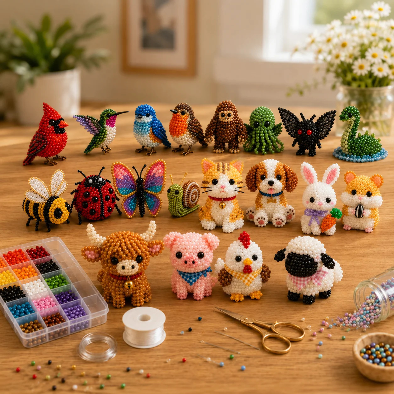 DIY Beaded 3D Embroidery Sewin - Embroidery Cross Stitch Patterns 评论和价格