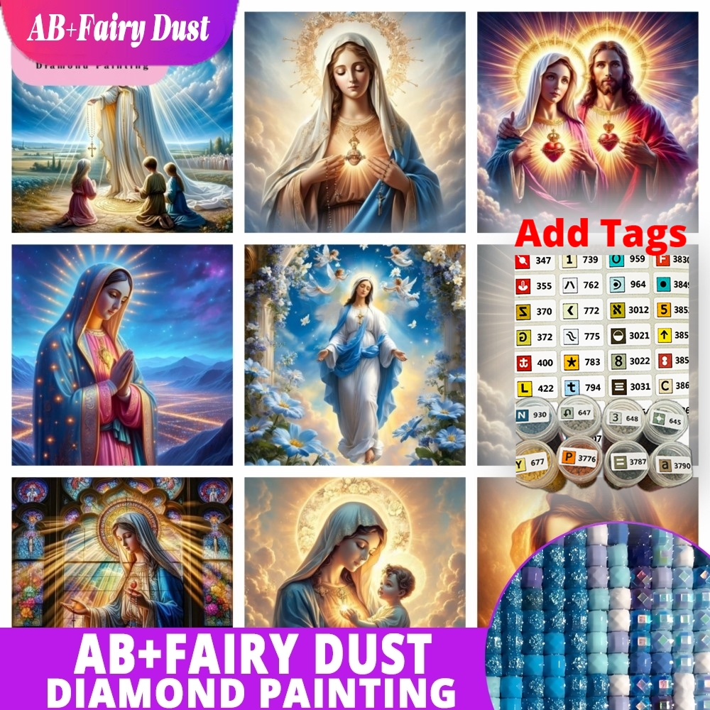 AB Fairy Dust Mother of Jesus  - Embroidery Lovers 评论和价格