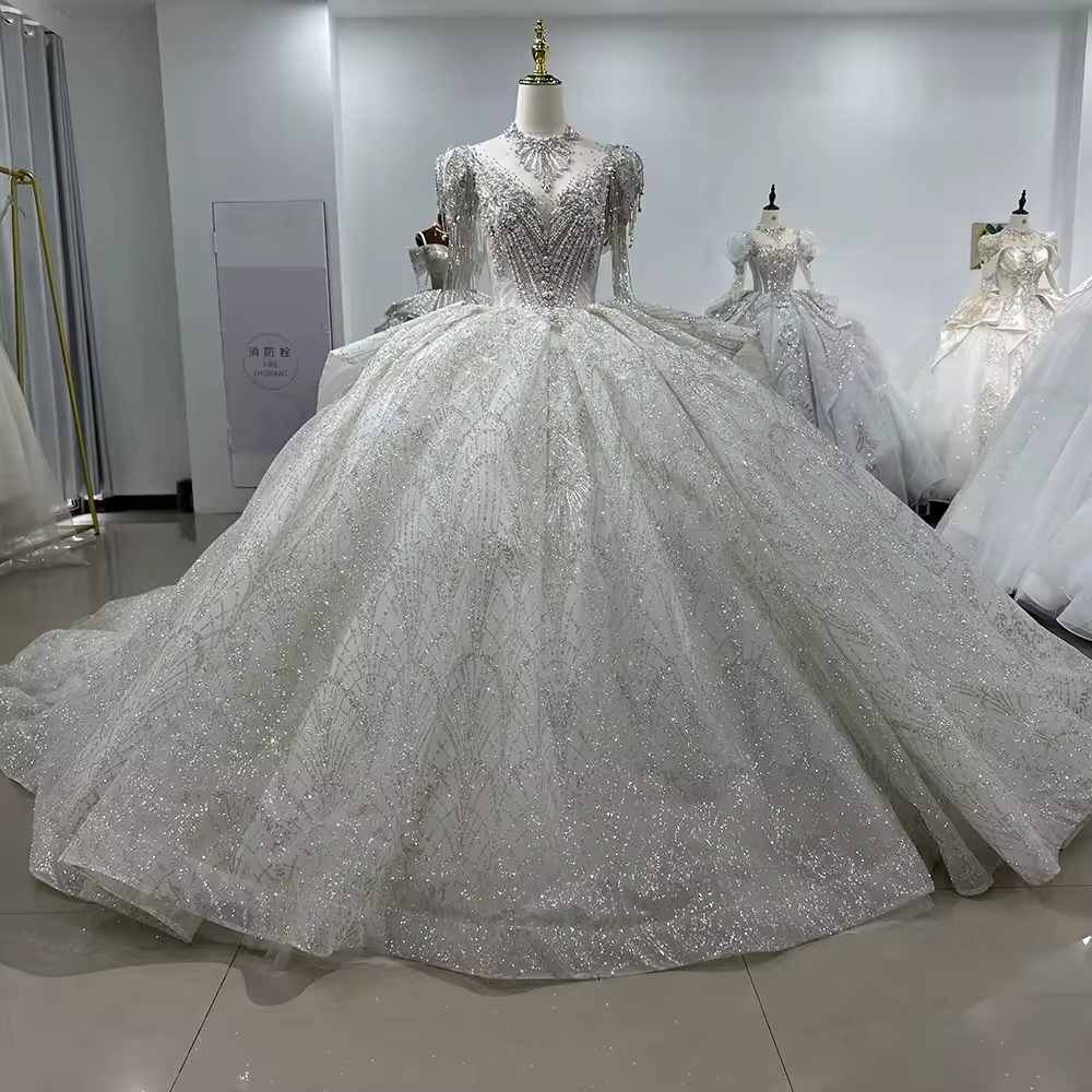 Bridal Wedding Dress Short Sle - Embroidery Organza 评论和价格