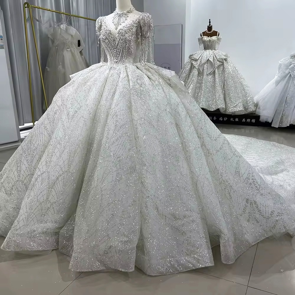 Bridal Wedding Dress Short Sle - Embroidery Organza 评论和价格