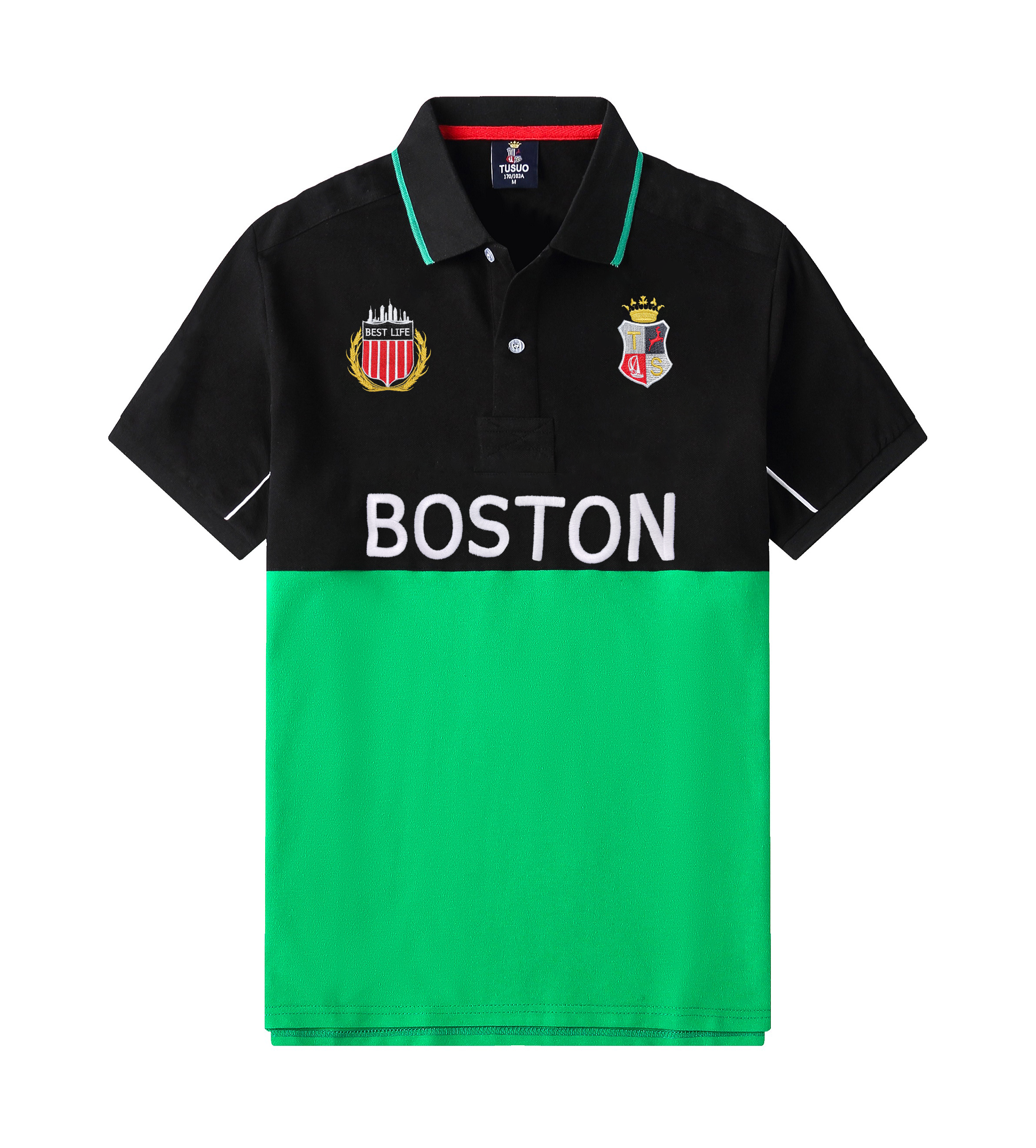 Men's Polo Shirt Classic Switz - Embroidery Cotton Shirt 评论和价格