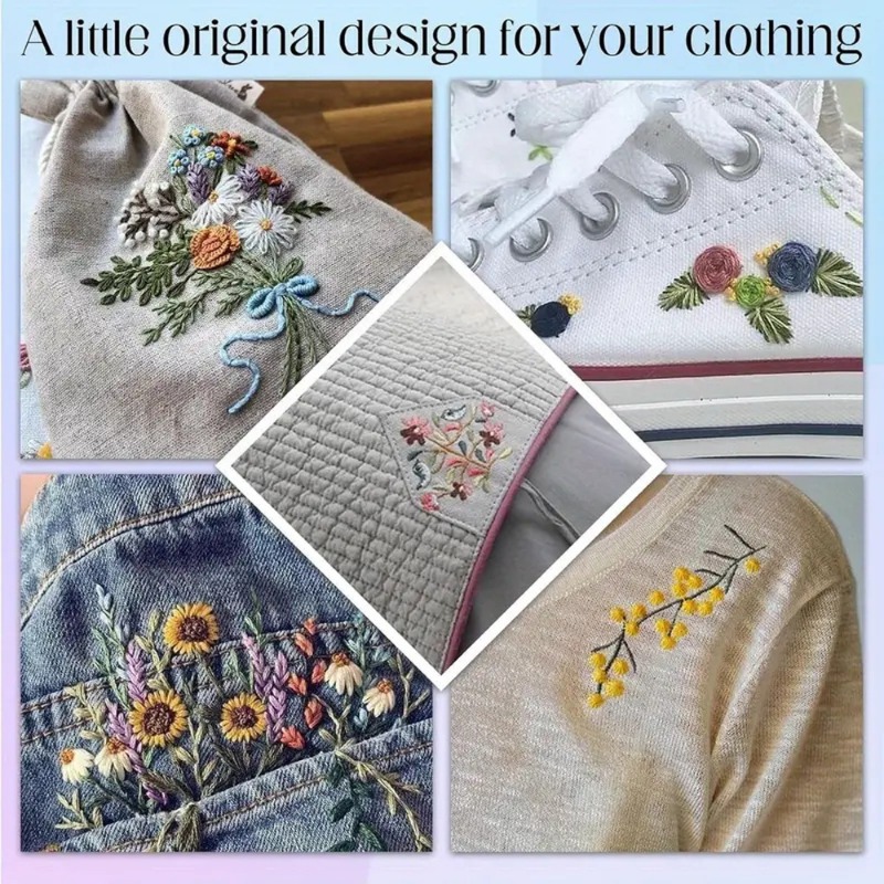 10Pcs Handicrafts Eco-Friendly - Embroidery Whale 评论和价格