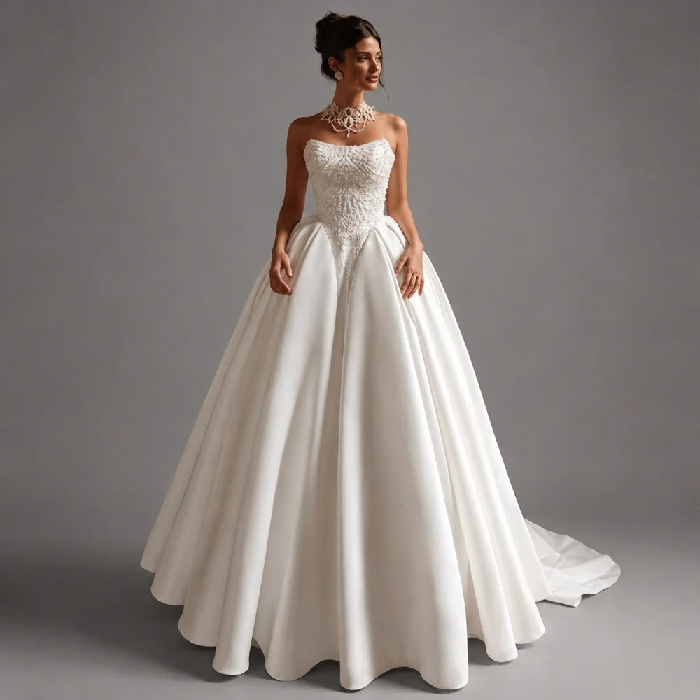 Customized Elegant Wedding Dre - Embroidery Online Designs 评论和价格