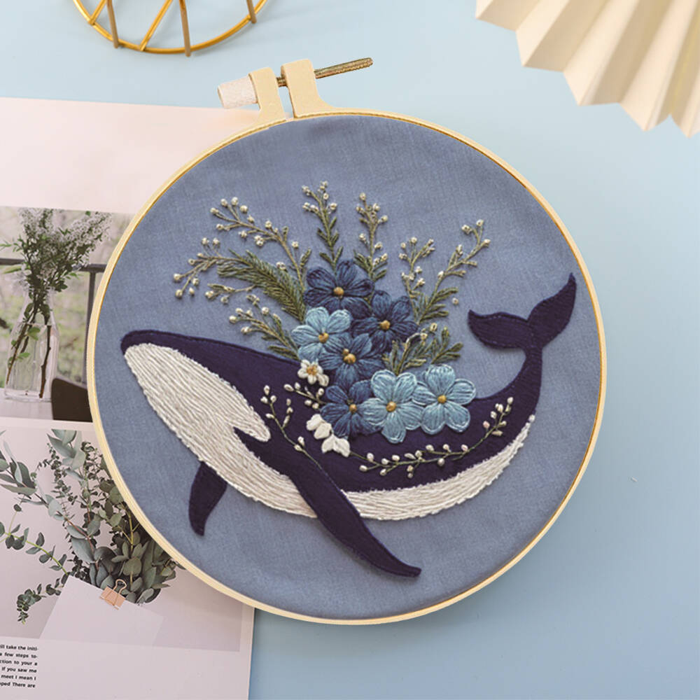 1pc DIY Embroidery Supplies An - Embroidery Whale 评论和价格