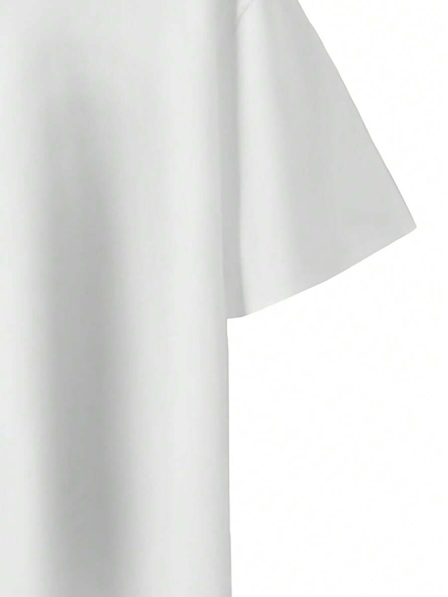 Plus Size Crew Neck T-Shirt Wi - Embroidery Cotton Shirt 评论和价格