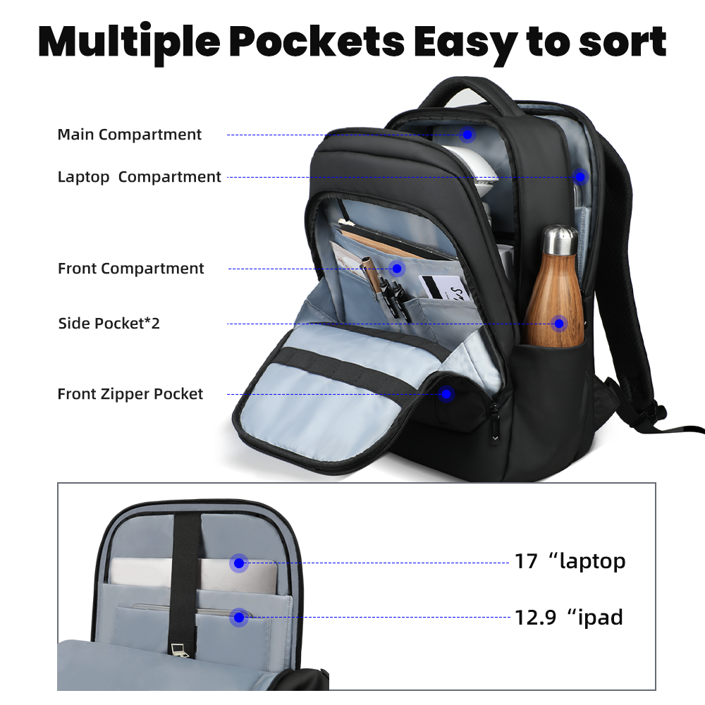 HK New Design Travel Backpack  - Embroidery Computer 评论和价格