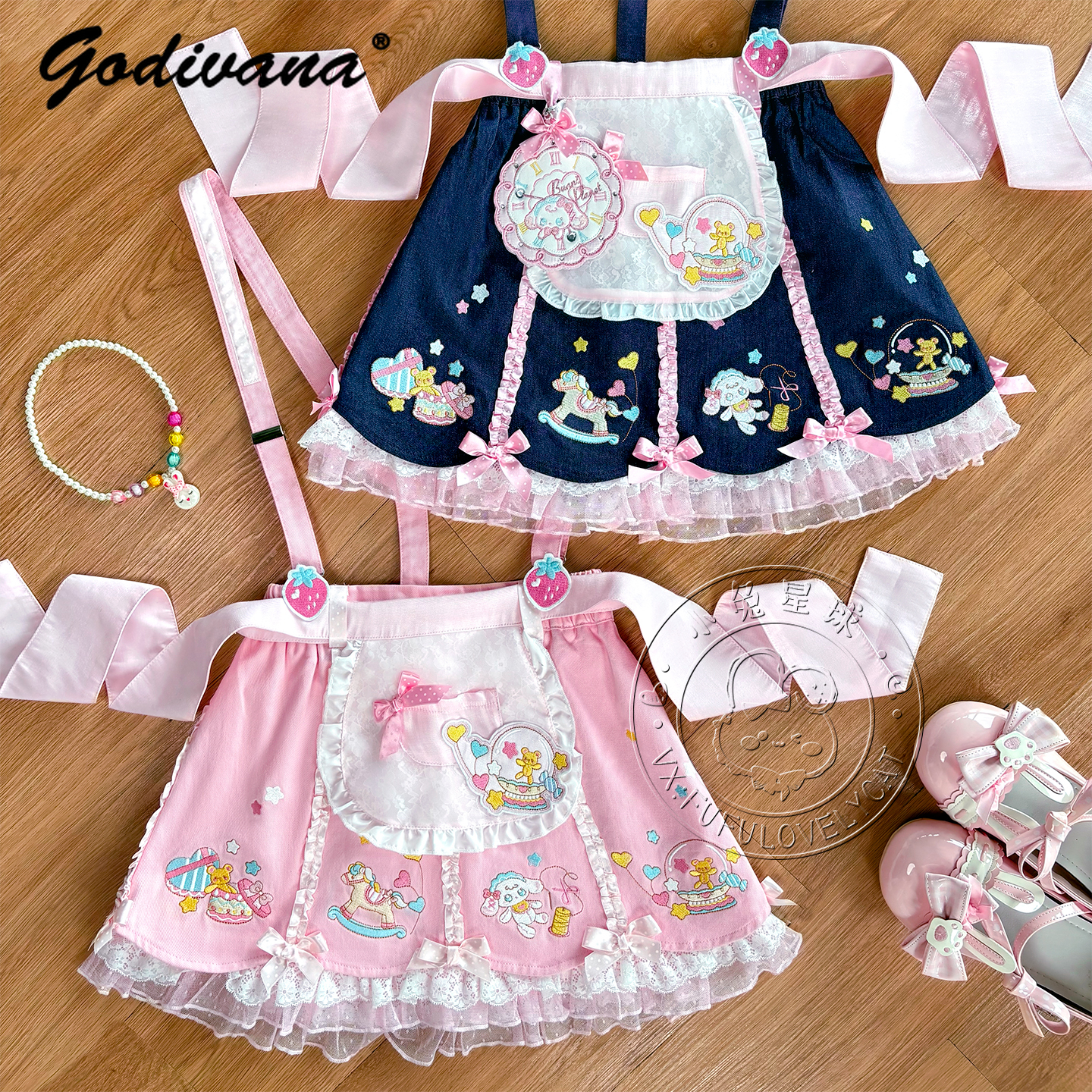 Lolita Daughters Clothes Cute  - Embroidery Cotton Shirt 评论和价格