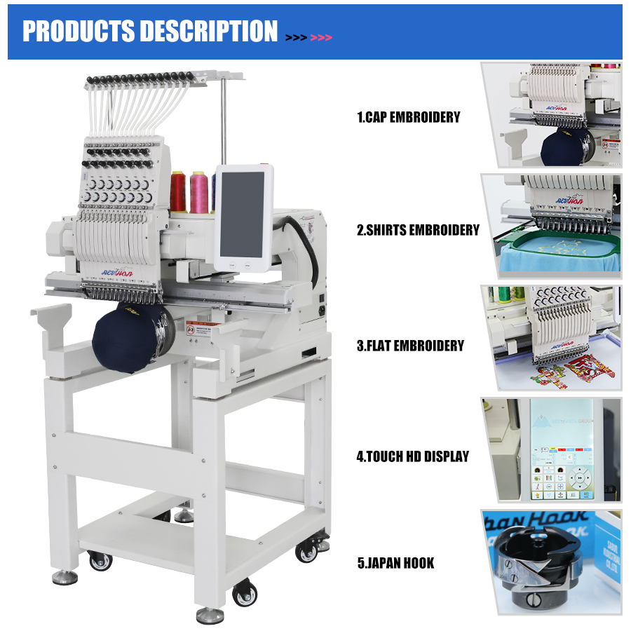 HONRAIN Computerized Single He - Embroidery Machine Computerized 评论和价格