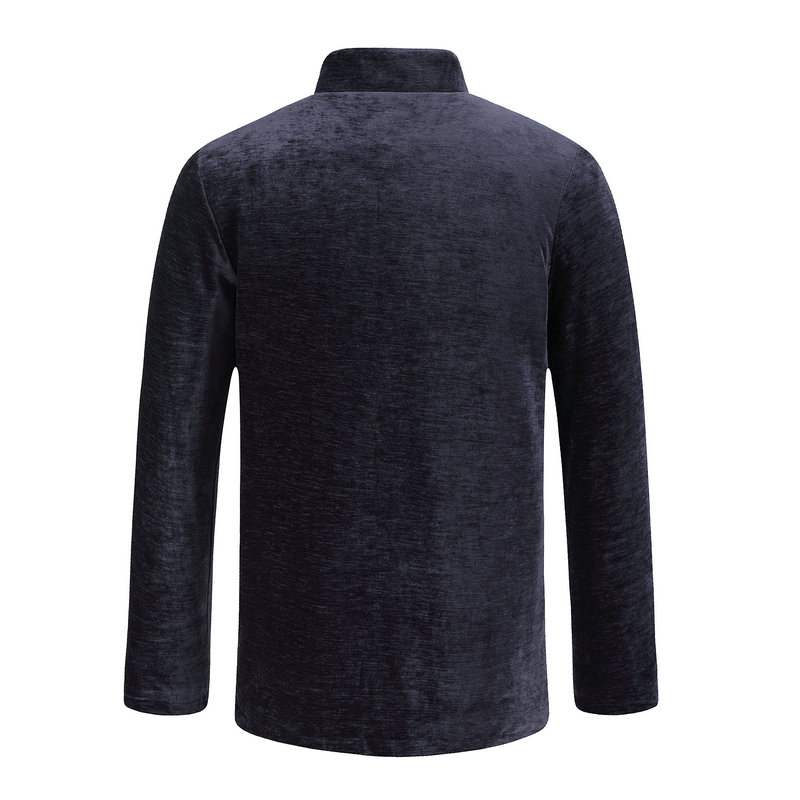 Men Velvet Fleece Lined Jacket - Embroidery Online Designs 评论和价格