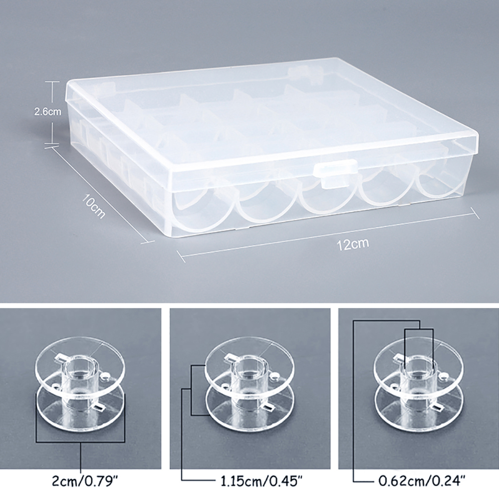 25Pcs/Set Plastic Threads Bobb - Embroidery Machine Computerized 评论和价格