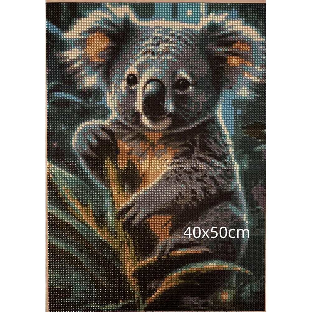 Koala Animal with Flower Art A - Embroidery Lovers 评论和价格
