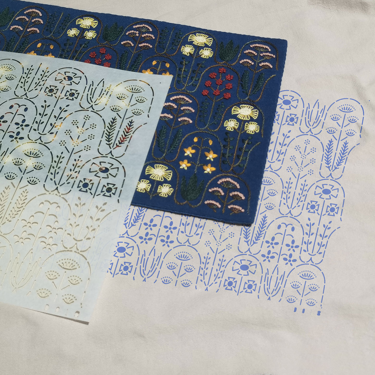 Handmade Soft Template Embroid - Embroidery Free Pattern 评论和价格