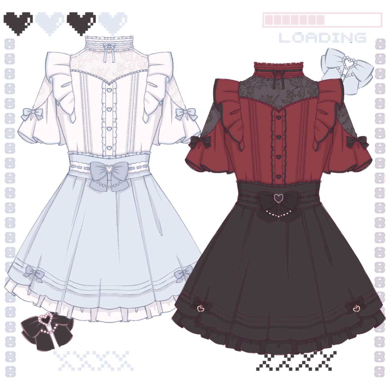 Japanese Rojita Mine Gothic St - Embroidery Blouse 评论和价格