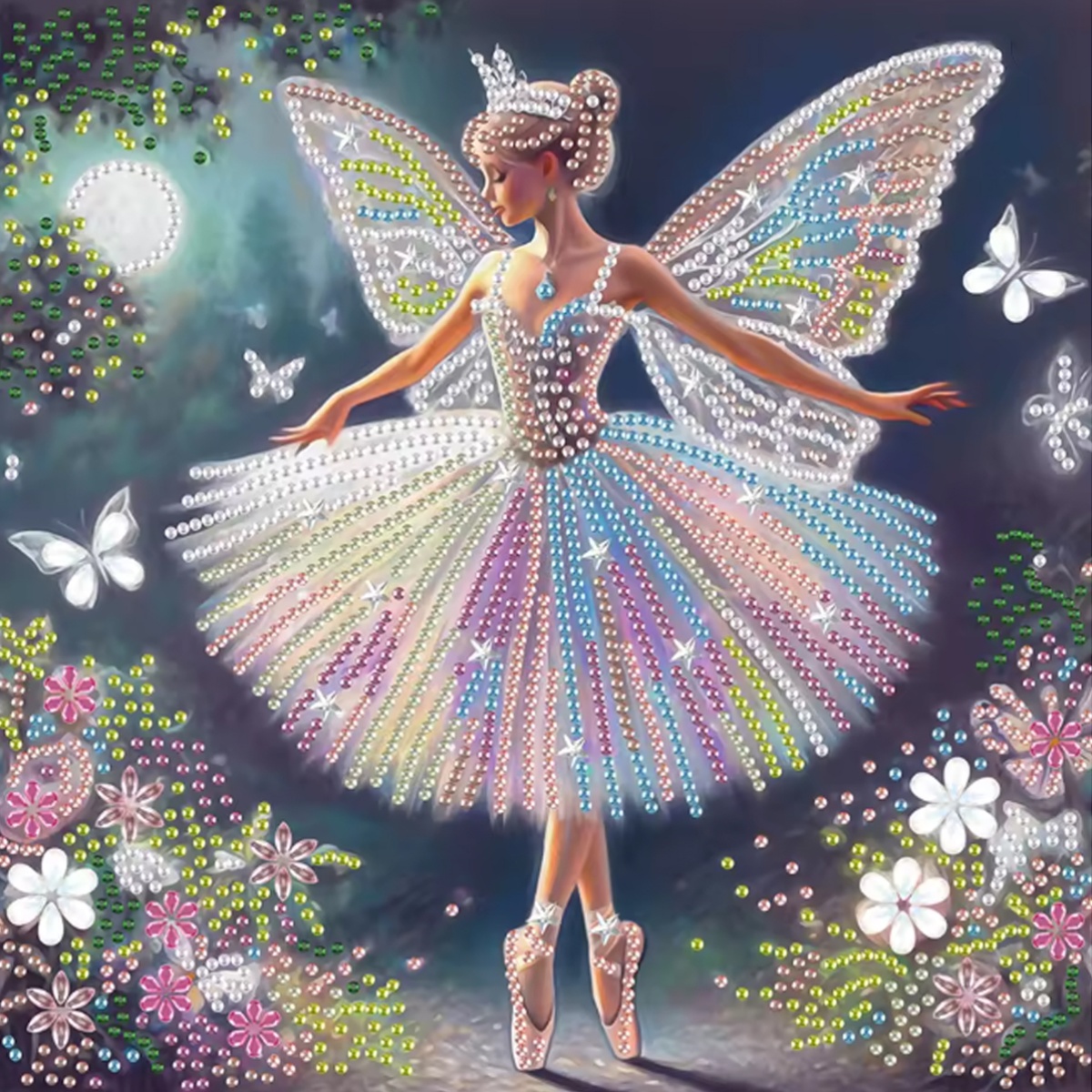 Butterfly Fairy Pattern Series - Embroidery Handicraft 评论和价格