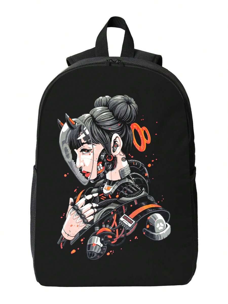 Cyberpunk Cyborg Girl Waterpro - Embroidery Computer 评论和价格