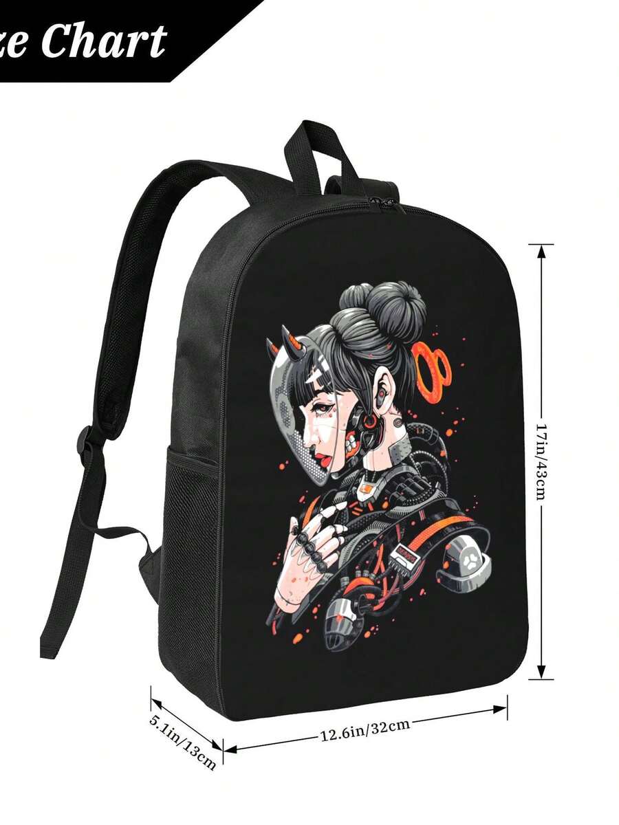Cyberpunk Cyborg Girl Waterpro - Embroidery Computer 评论和价格