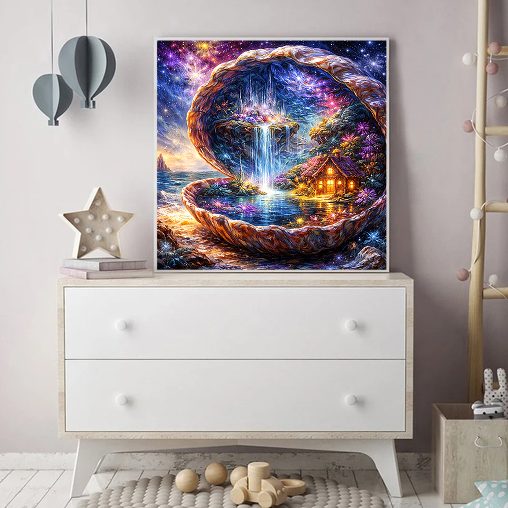 EverShine Diamond Mosaic Shell - Embroidery Cross Stitch Patterns 评论和价格