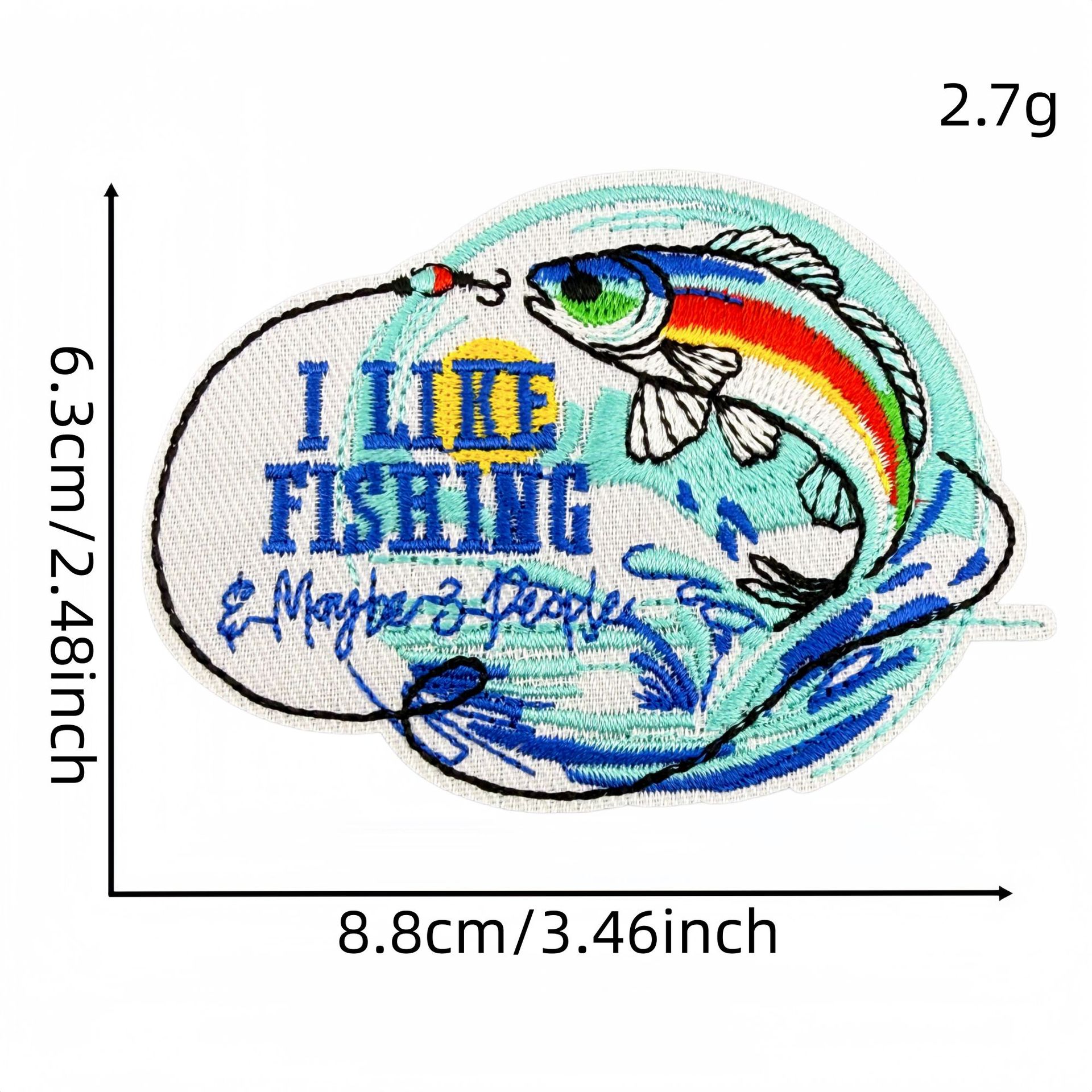 Three-Piece Set of I Like Fish - Embroidery Online Designs 评论和价格
