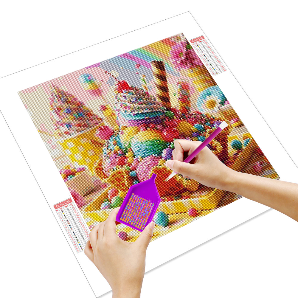 HUACAN 1pcs Diamond Painting I - Embroidery Lovers 评论和价格