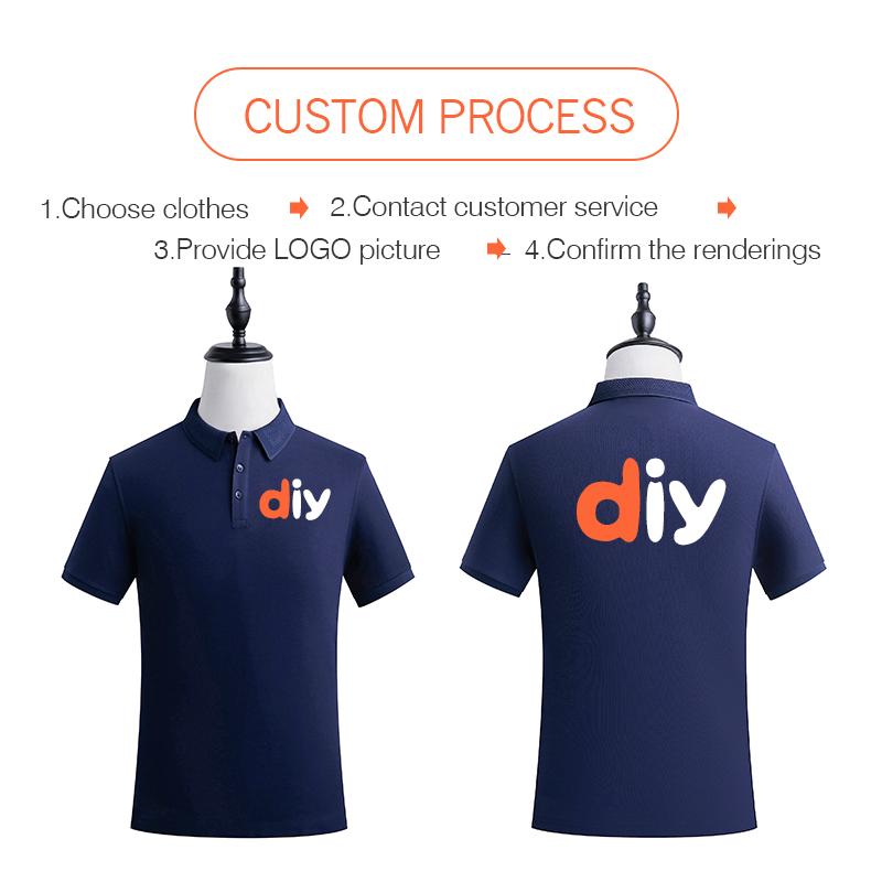 Personality Customization polo - Embroidery Cotton Shirt 评论和价格