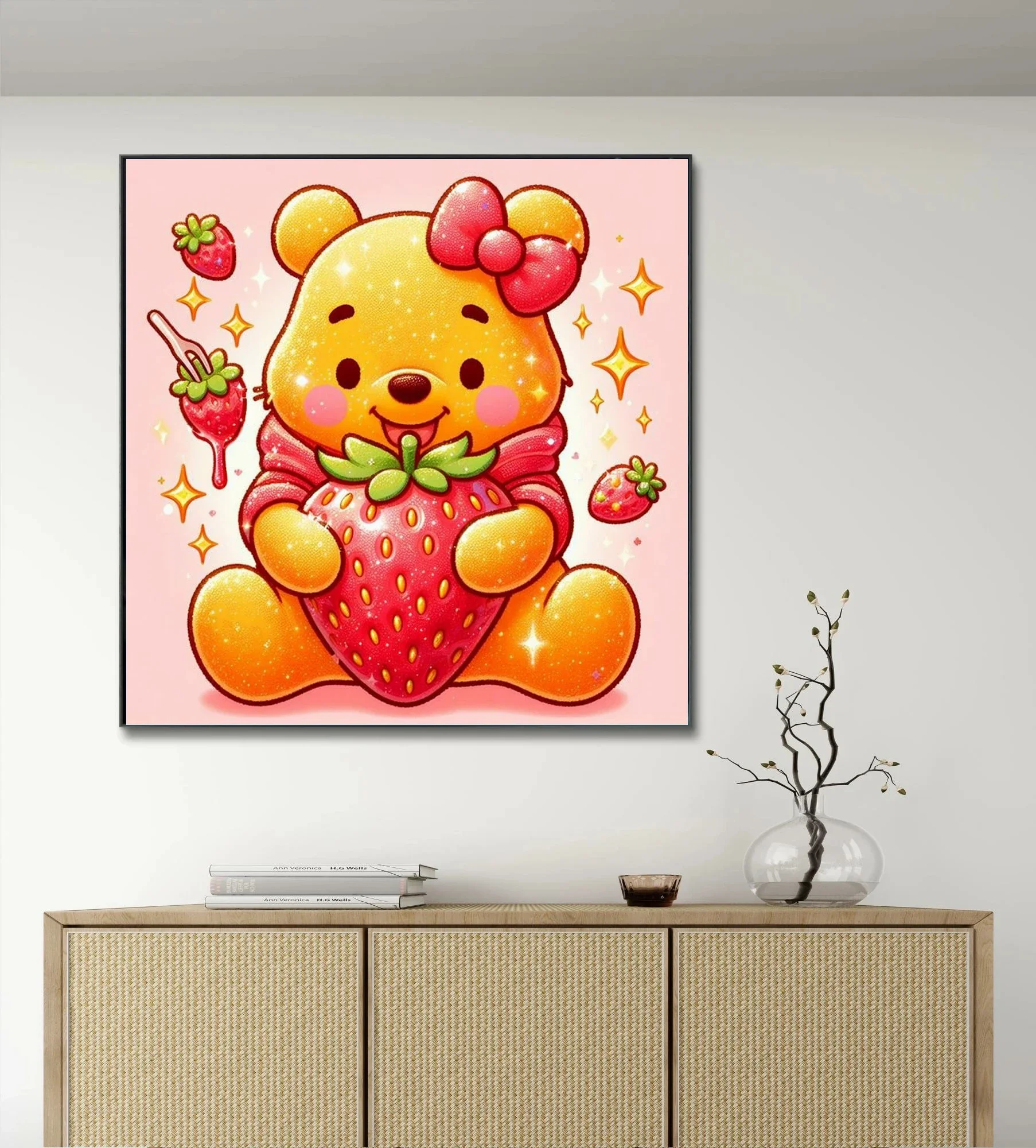 Cross Stitch Strawberry Winnie - Embroidery Cross Stitch Patterns 评论和价格