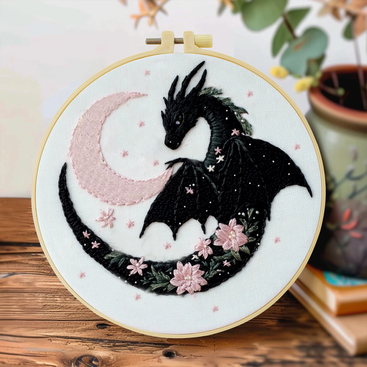 1pc 20X20CM/7.87inch The Drago - Embroidery Whale 评论和价格