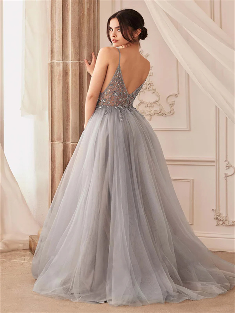 A-line Embroidered Tulle Dress - Embroidery Online Designs 评论和价格