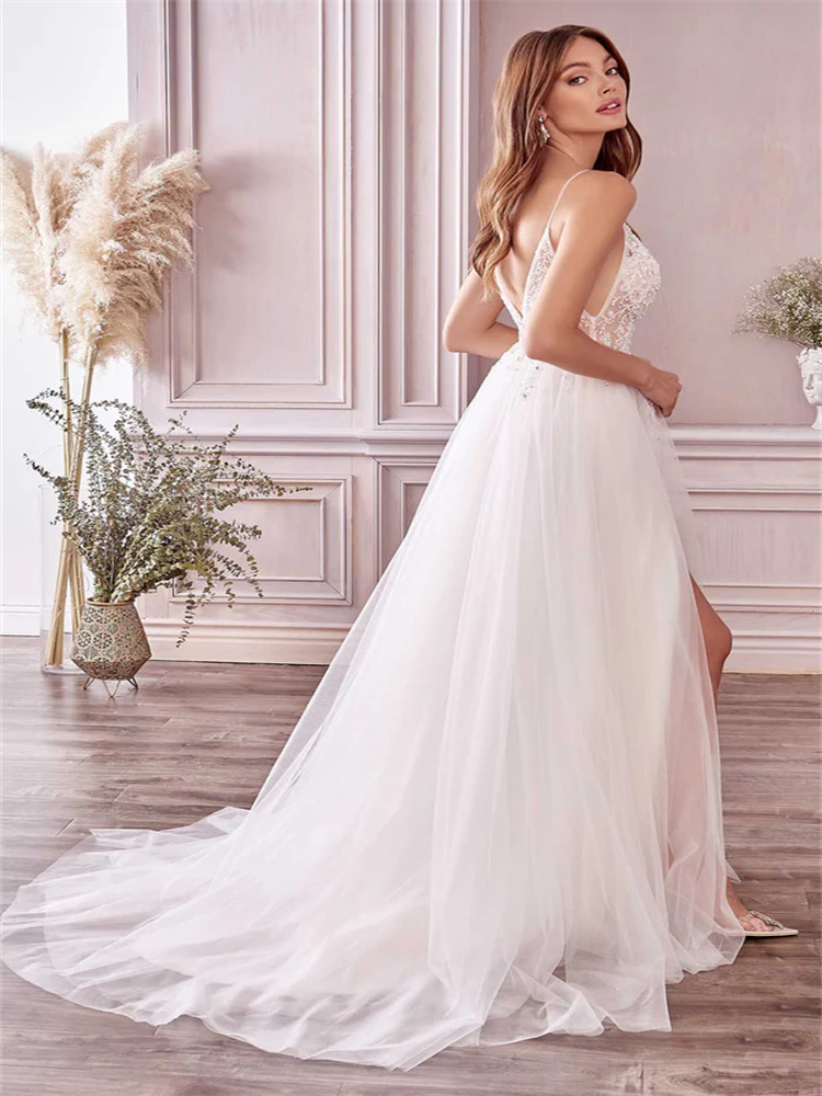 A-line Embroidered Tulle Dress - Embroidery Online Designs 评论和价格