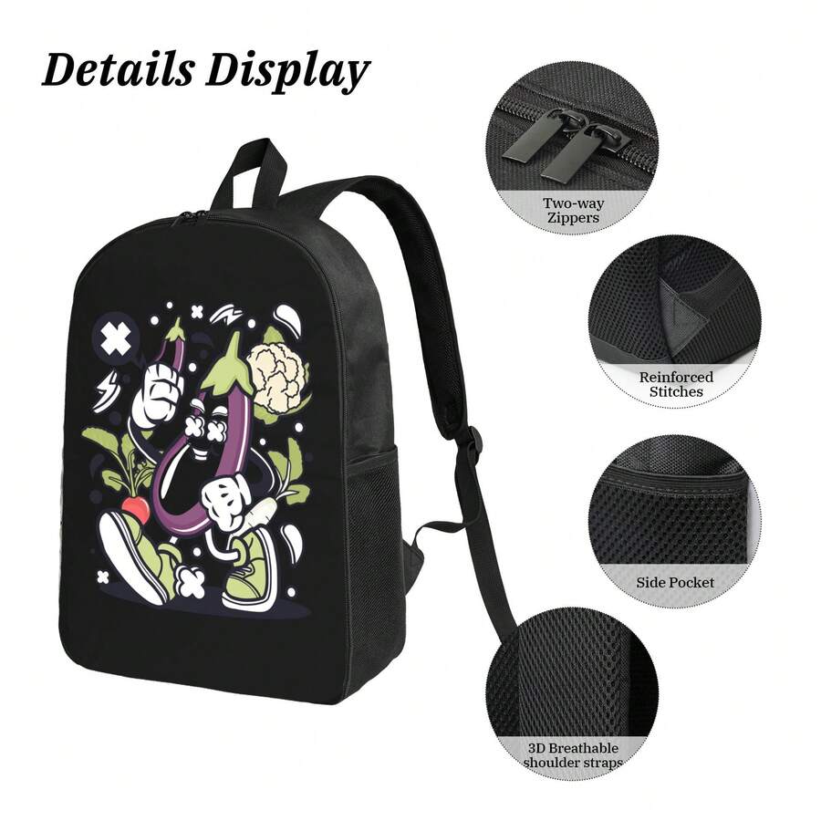 Funny Cartoon Vegetable Print  - Embroidery Computer 评论和价格