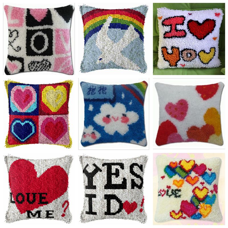 Rainbow Love Series Latch Hook - Embroidery Cross Stitch Patterns 评论和价格