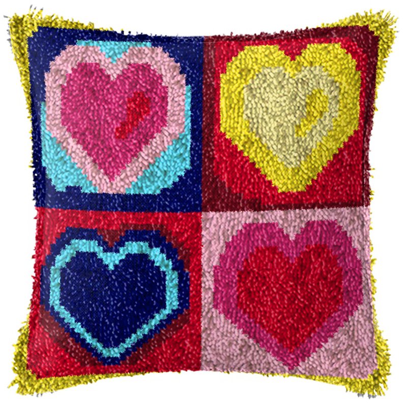 Rainbow Love Series Latch Hook - Embroidery Cross Stitch Patterns 评论和价格