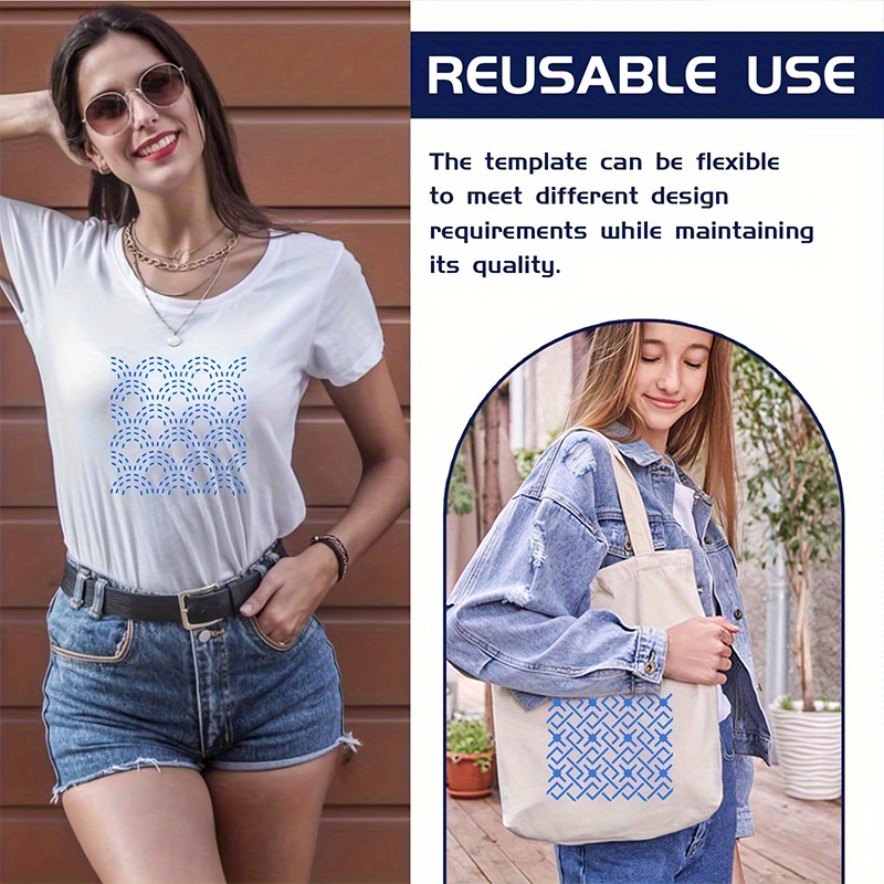30Pcs Embroidery Templates DIY - Embroidery Free Pattern 评论和价格