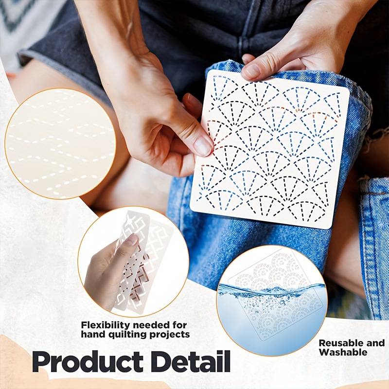 30Pcs Embroidery Templates DIY - Embroidery Free Pattern 评论和价格