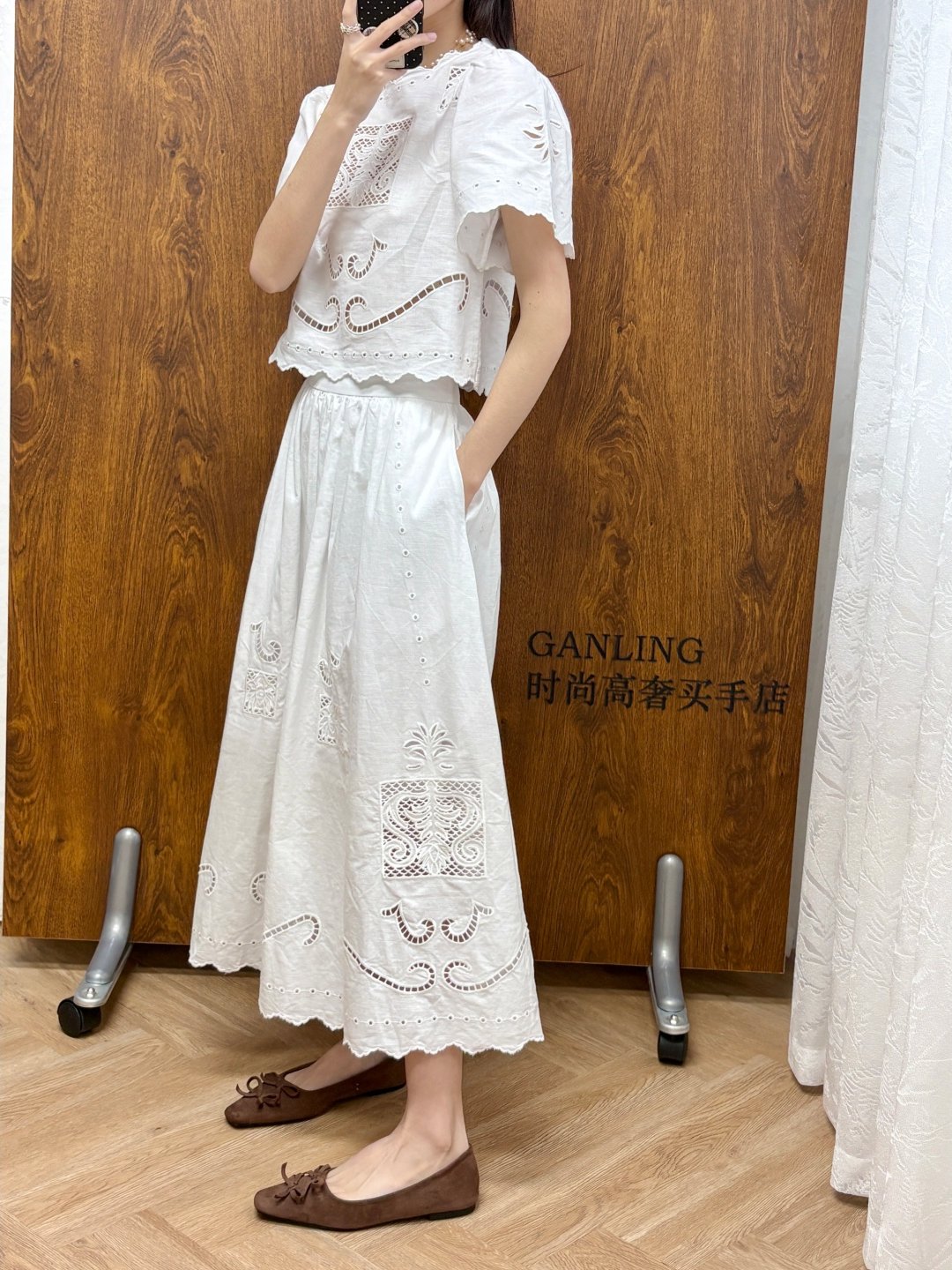 2026 New Hollow Embroidery Sho - Embroidery Cotton Shirt 评论和价格