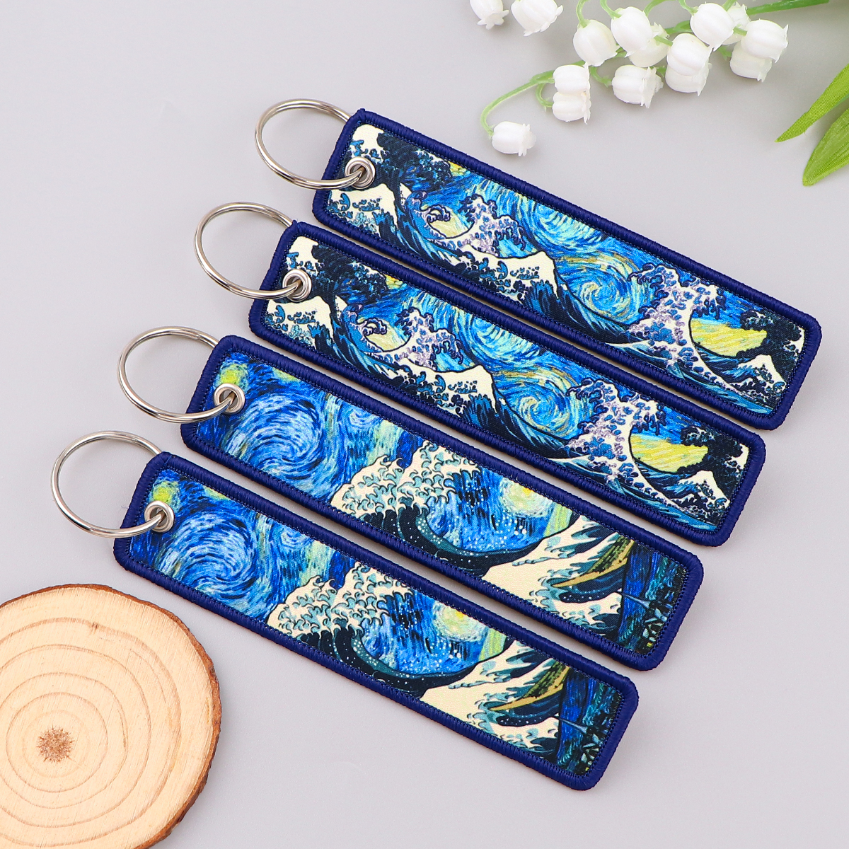 Van Gogh Embroidery Key Fobs K - Embroidery Gift 评论和价格