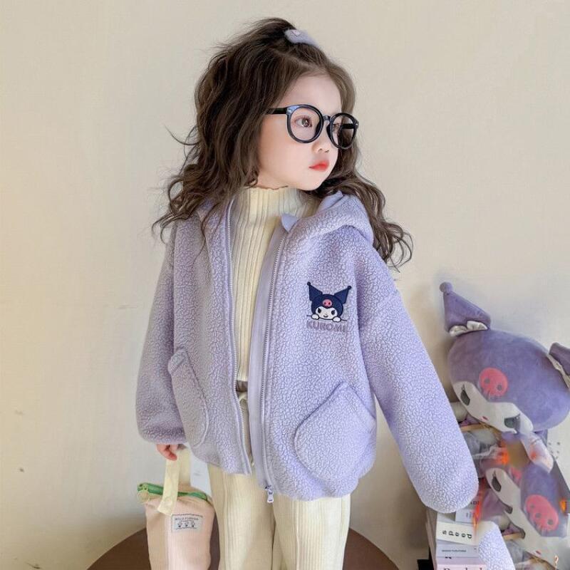 Hot Sanrio Girls Velvet Long-S - Embroidery Cotton Shirt 评论和价格