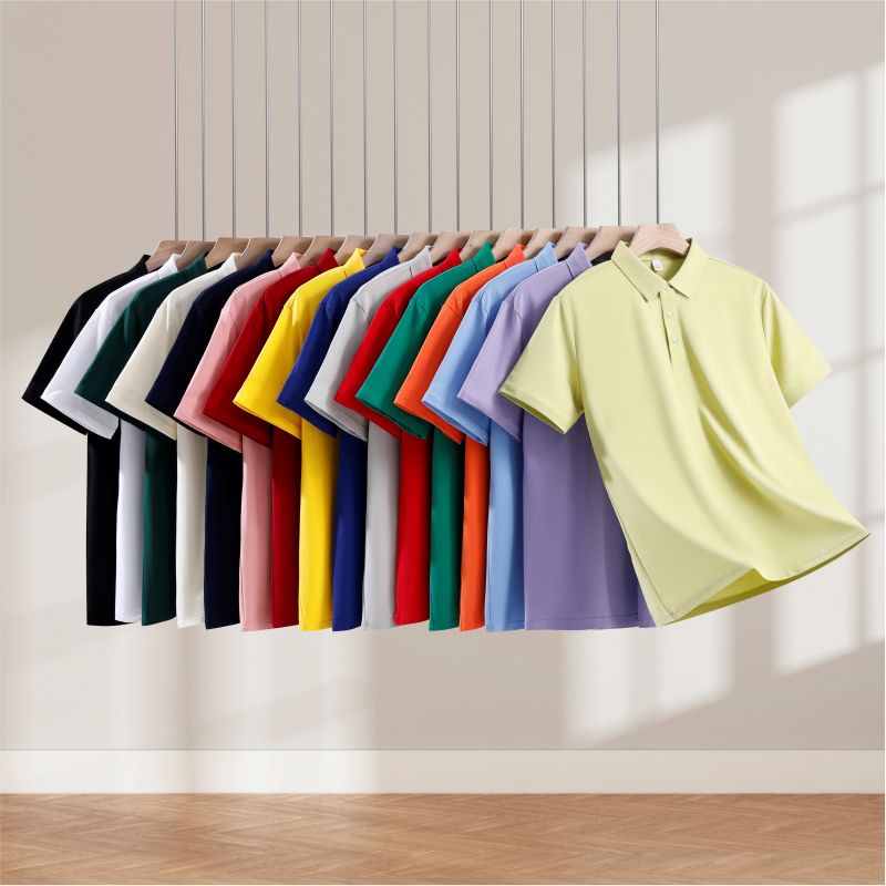 Custom polo T-shirt free print - Embroidery Cotton Shirt 评论和价格