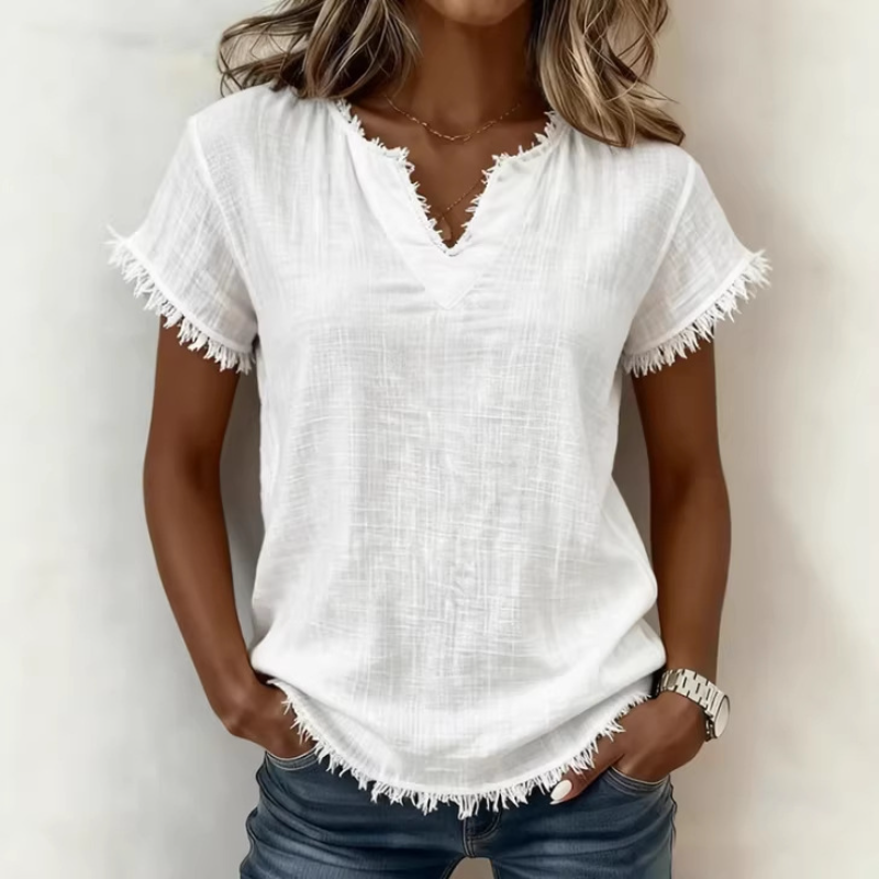 Women Vintage V Neck Lace Ruff - Embroidery Men Shirt 评论和价格