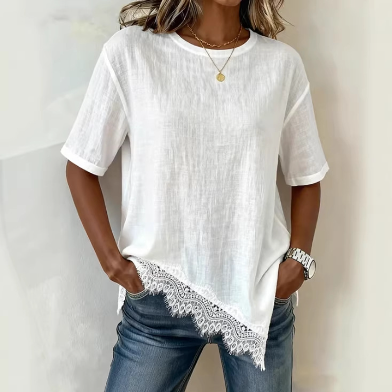 Women Vintage V Neck Lace Ruff - Embroidery Men Shirt 评论和价格