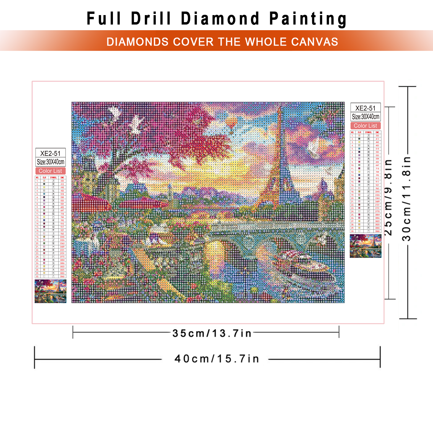 1pc frameless  diamond paintin - Embroidery Handicraft 评论和价格