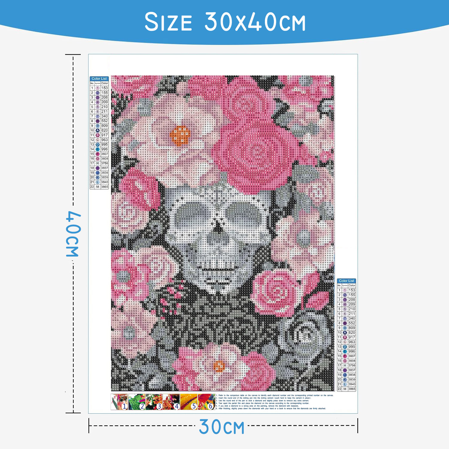 5D DIY Full Square Drill Diamo - Embroidery Lovers 评论和价格