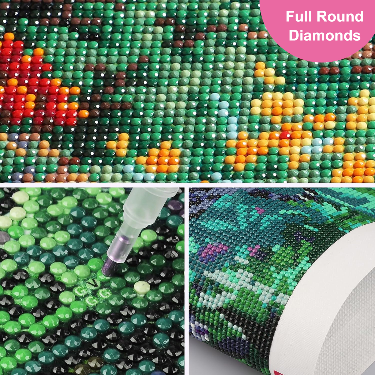 5D DIY Full Square Drill Diamo - Embroidery Lovers 评论和价格