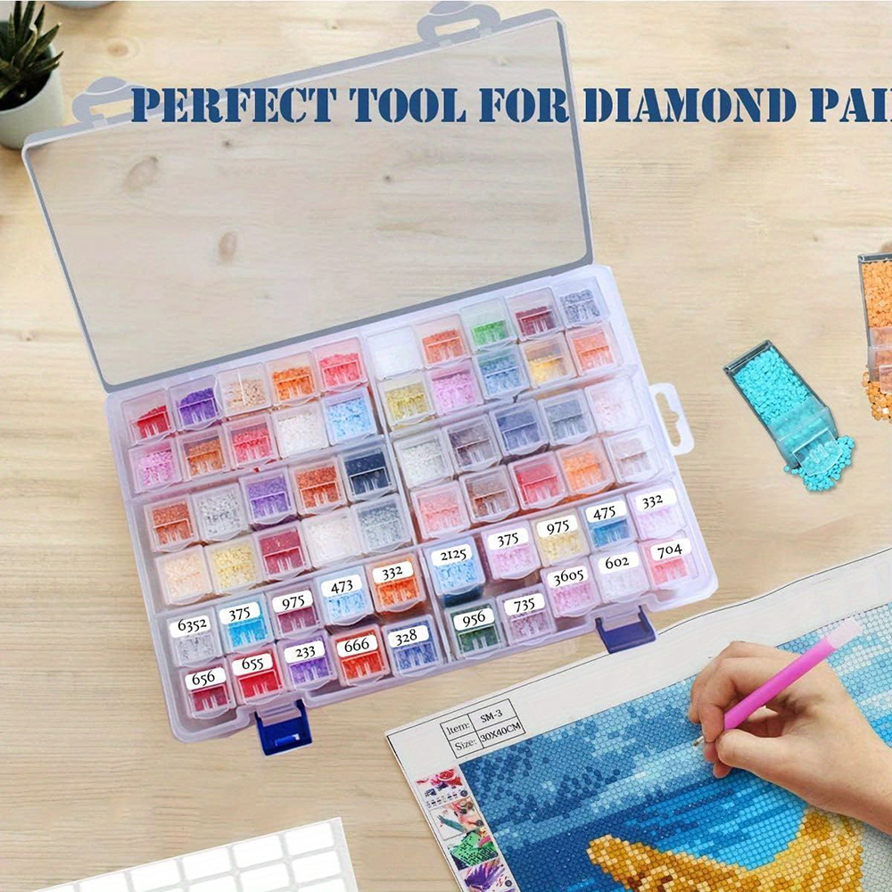 Square Plastic Diamond Paintin - Embroidery Lovers 评论和价格