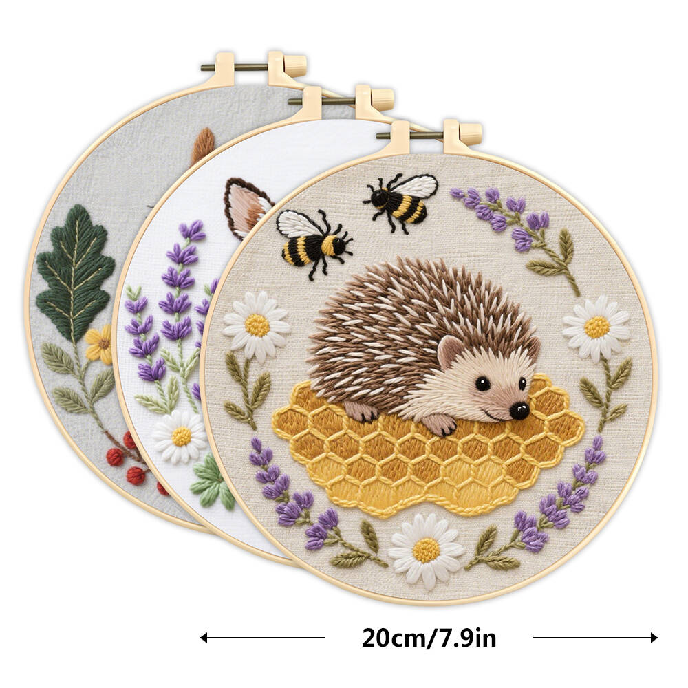 1Pc DIY Embroidery Deer Squirr - Embroidery Whale 评论和价格